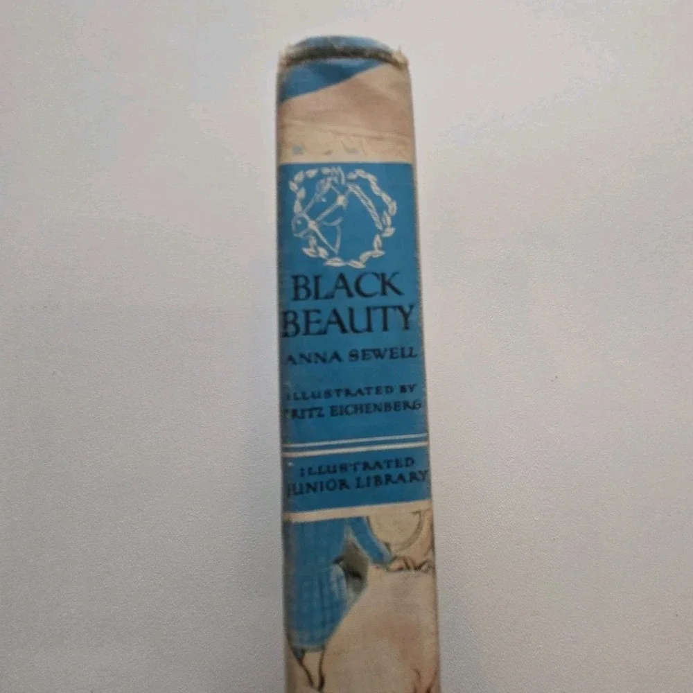Black Beauty by Anna Sewell 1945 Illustrated Junior Library Edition Hardcover‎